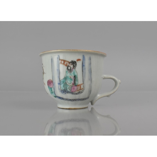 347 - A 19th Century Chinese Porcelain 'legendary Tale' Cup Decorated in the Famille Rose Palette with Sta... 