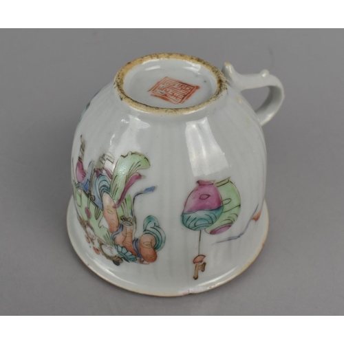 347 - A 19th Century Chinese Porcelain 'legendary Tale' Cup Decorated in the Famille Rose Palette with Sta... 