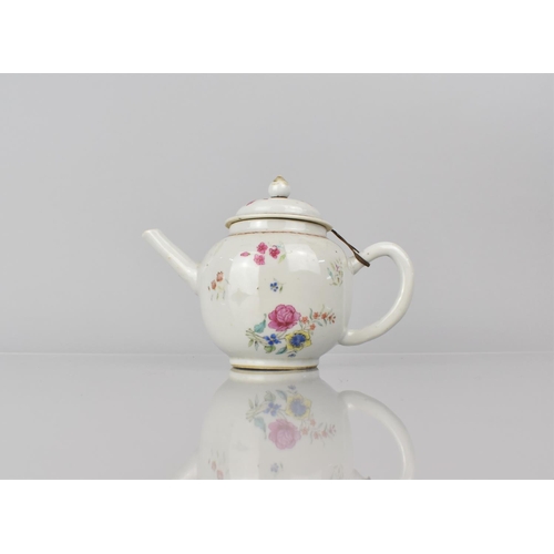 346 - An 18th Century Chinese Famille Rose Teapot, Qing Dynasty, Qianlong Period, 1736-1795, with Floral D... 