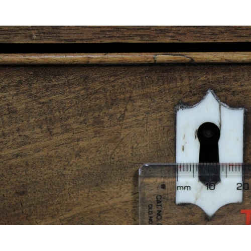 479 - A 19th Century Mahogany Chest of Two Short and Three Long Drawers, Ivory Escutcheons. With Exemption... 