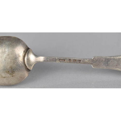 225 - An Edward VII Silver and Enamel Teaspoon by William Hair Haseler, Birmingham 1909, The Form in the M... 