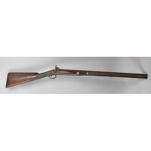 128 - A 19th Century Percussion Cap Rifle with Ramrod