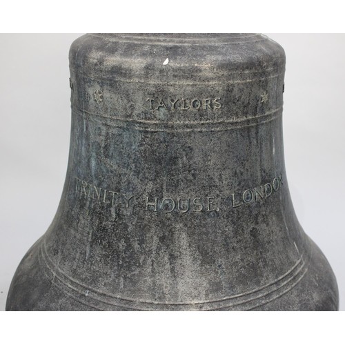 462 - A Large Buoy Bell Cast by Taylors Founders Loughborough (Taylor and Co) Dated 1941 and Inscribed for... 