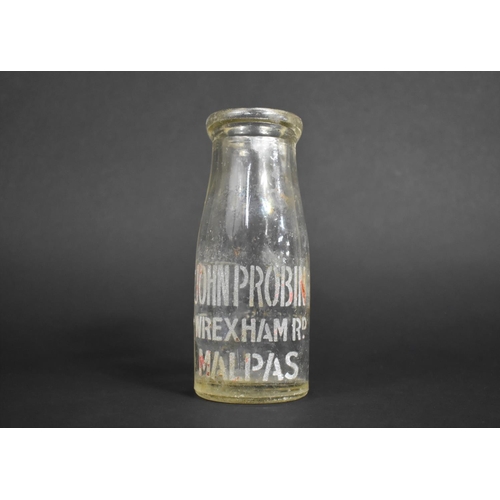 116 - A Vintage Bottle for John Probin, Malpas, 15.5cms High