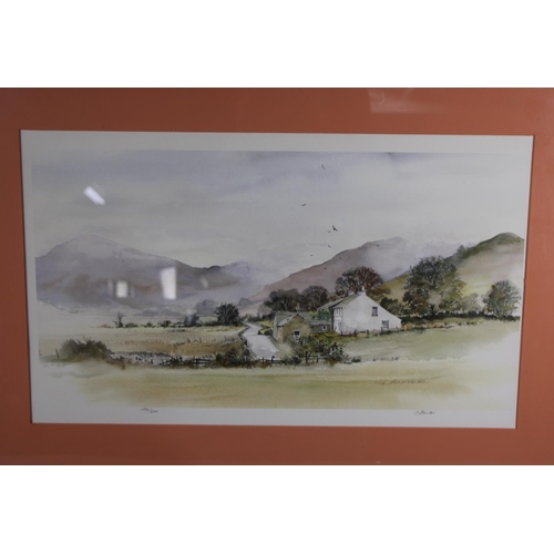 136 - A Framed Limited Edition Baxter Print, 194/600, 57x34cms