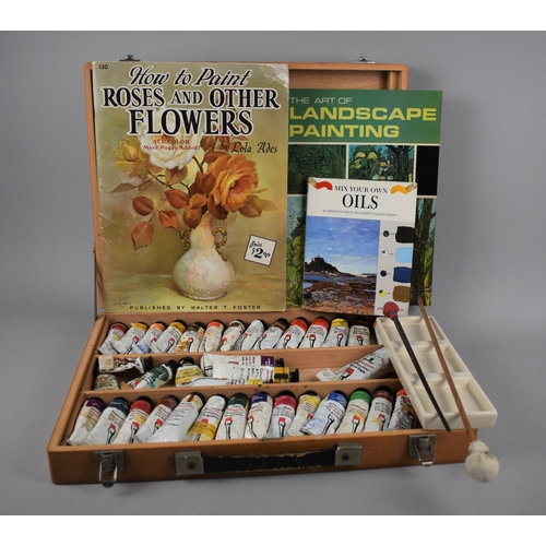 137 - A Mid/Late 20th Century Artist's Painting Set by C Roberson and Co containing Various Teaching Manua... 