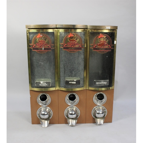 147 - A Mid/Late 20th Century Coffee Shop Dispenser for Costa Pure Coffee Formula 1, 72cms Wide and 87cms ... 