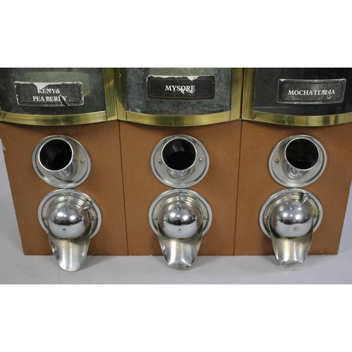 147 - A Mid/Late 20th Century Coffee Shop Dispenser for Costa Pure Coffee Formula 1, 72cms Wide and 87cms ... 