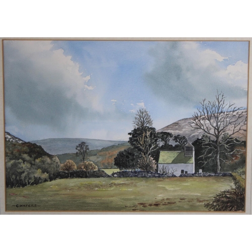 148 - A Framed Watercolour Signed G Waters, 33x23cms