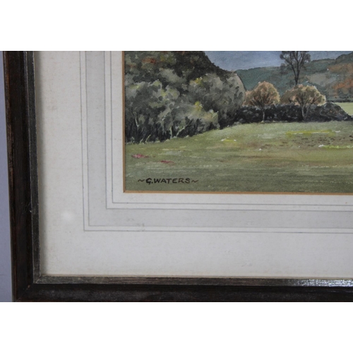 148 - A Framed Watercolour Signed G Waters, 33x23cms