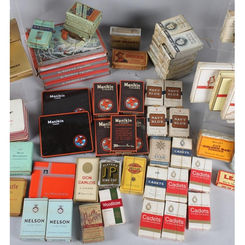 162 - A Large Quantity of Various Unopened Packets of Cigarettes and Cigars and Tobacco