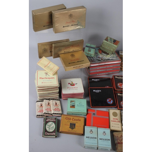 162 - A Large Quantity of Various Unopened Packets of Cigarettes and Cigars and Tobacco