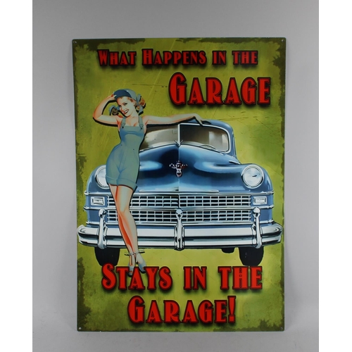 171 - A Reproduction Printed Metal American Sign, 