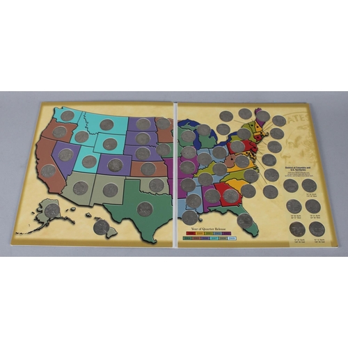 212 - A Selection of Mainly Commemorative Coins to Include 'The Statehood Quarters - Collectors Map', 'Wor... 