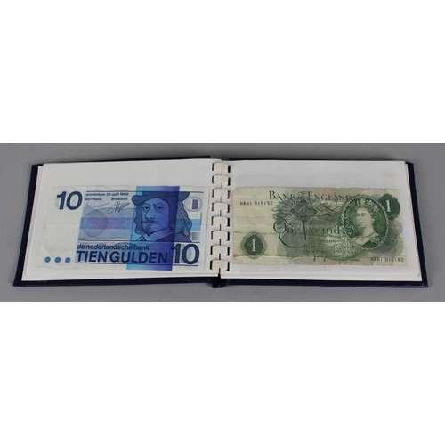 215 - A Collectors Booklet of Foreign Bank Notes to Include US $2 Bill, Fijian $2 Bill etc