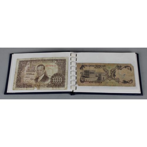 215 - A Collectors Booklet of Foreign Bank Notes to Include US $2 Bill, Fijian $2 Bill etc