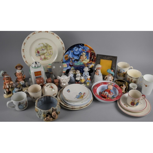 344 - A Collection of Various Children's Ceramics to Comprise Beswick Benjamin Bunny, Various Figures, Nov... 