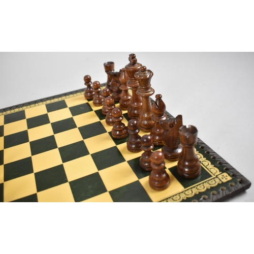 76 - A Modern Chess Set and 33cm Board