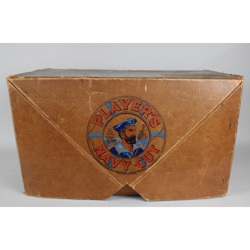 88 - A Vintage Players Navy Cut Cardboard Box, 50cms by 31cms by 28cms High