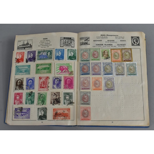 94 - A Mid 20th Century School Boy Stamp Album and Contents