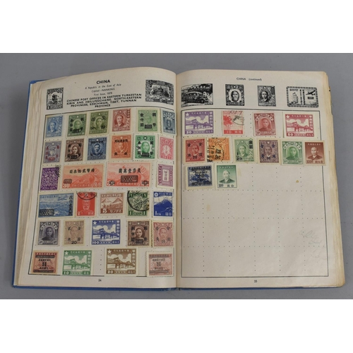 94 - A Mid 20th Century School Boy Stamp Album and Contents