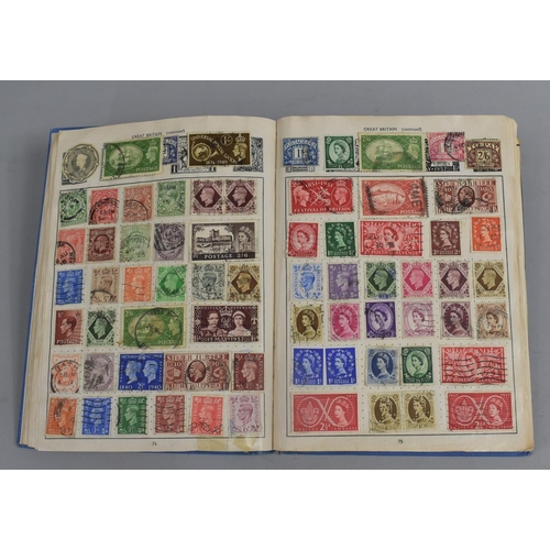 94 - A Mid 20th Century School Boy Stamp Album and Contents