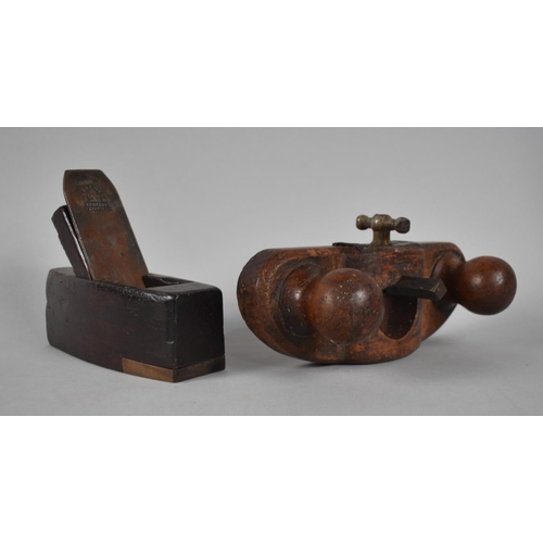 98 - A Small Late 19th Century Block Plane and a Moulding Tool