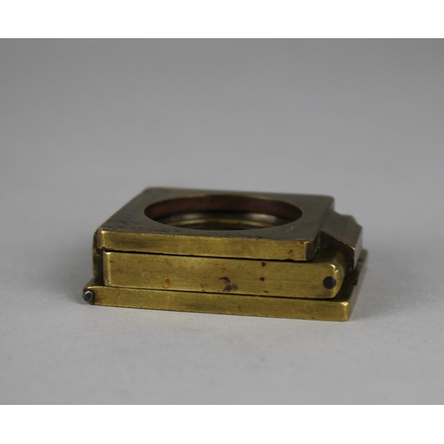 14 - A Late 19th/Early 20th Century Brass Field Magnifier for Botanists Etc