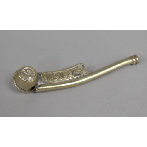 15 - A Vintage Silver Plated Bosun's Whistle