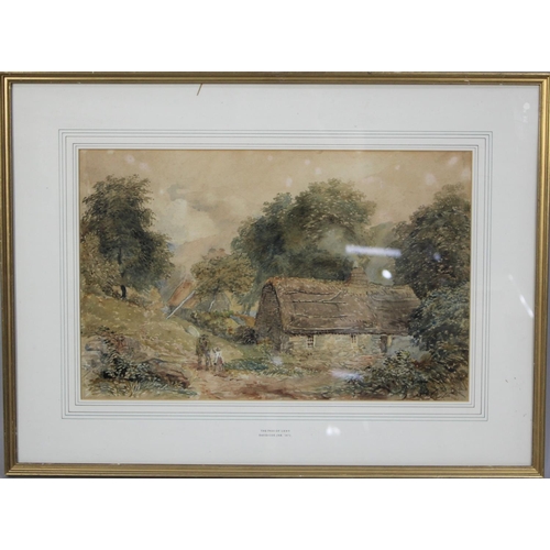 150 - David Cox Junior, Watercolour, The Pass of Leny, 1872, 51x33cms