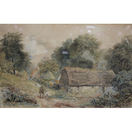 150 - David Cox Junior, Watercolour, The Pass of Leny, 1872, 51x33cms