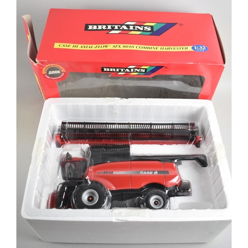 207 - A Boxed Britains Case Combine Harvester, No.42546