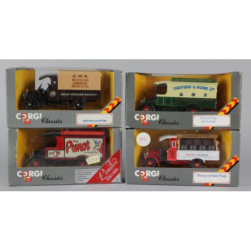 227 - A Collection of 20 Boxed Corgi Classics, Vans and Pantechnicons