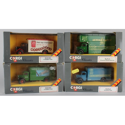 227 - A Collection of 20 Boxed Corgi Classics, Vans and Pantechnicons