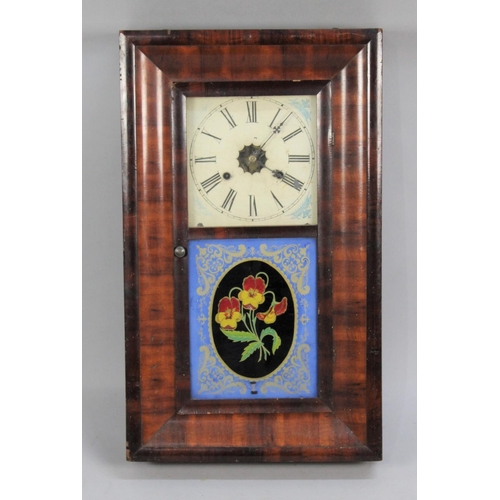 239 - An Early 20th century American Wall Clock, 65cms High