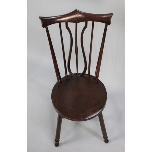 545 - A Pretty Mid 20th Century Circular Seated Ladies Sewing Chair