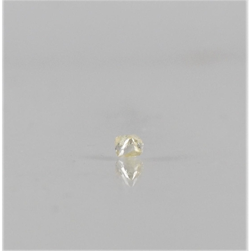 334 - A Loose Diamond, Asymmetric Mixed Cut, 5mm by 4mm Max Approx, Inclusions and Chips