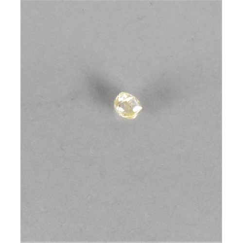 334 - A Loose Diamond, Asymmetric Mixed Cut, 5mm by 4mm Max Approx, Inclusions and Chips