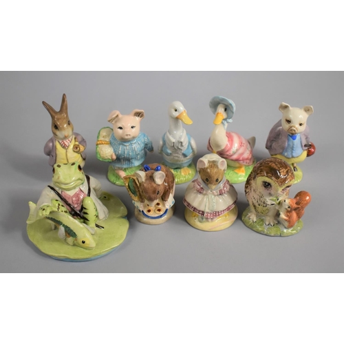 243 - A Collection of Nine Beswick and Royal Albert Beatrix Potter Figures