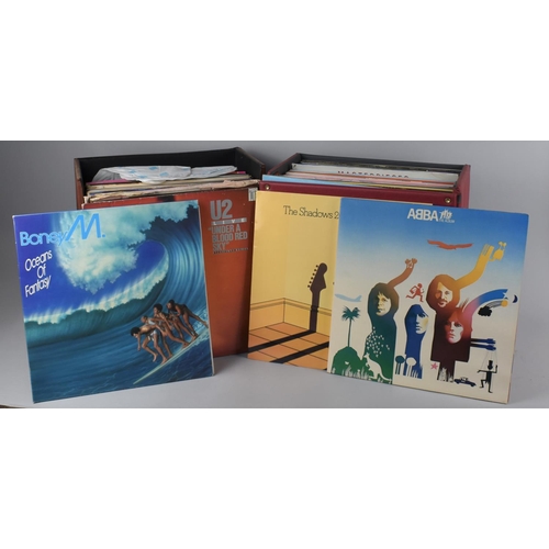 299 - Two Vintage Record Cases Containing Quantity of Mixed Vinyl to include The Very Best of Sky, Easy Li... 