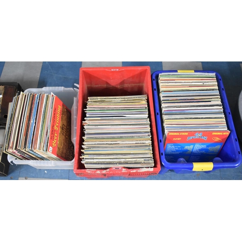 310 - A Large Quantity of Records, Three Boxes in Total, to include Vera Lynn, Vince Hill, Hugo Montenegro... 