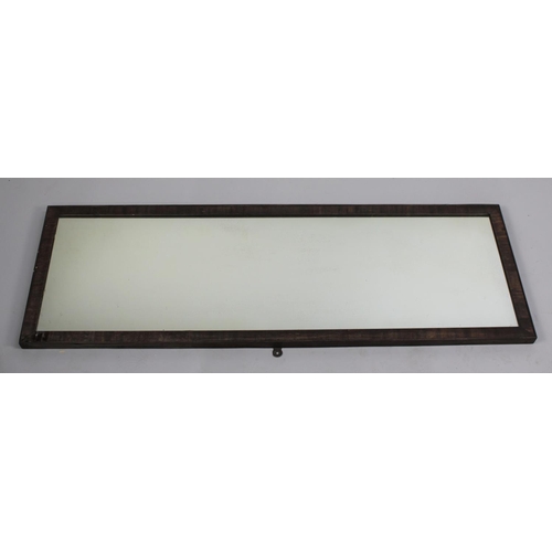 354 - A Rectangular Wall Hanging Dressing Mirror, 97x43cms