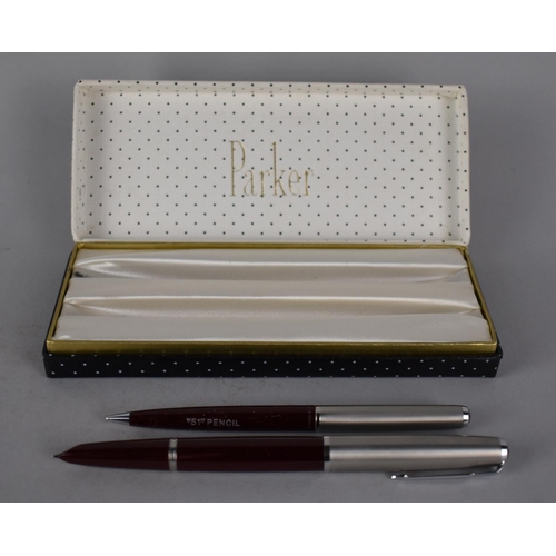 36 - A Late 20th Century Parker 51 Pen and Propelling Pencil Set