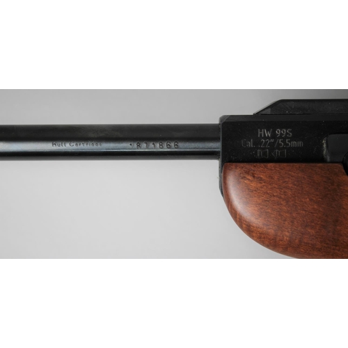 77 - A Modern Weihrauch .22 Cal Air Rifle Complete with Tin of Pellets