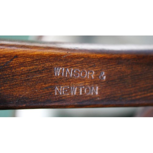 160 - An Edwardian Oak Sculptor's Modelling Table or Stand, Marked Winsor & Newton, Tripod Form with Revol... 