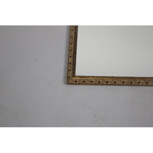 222 - A Mid 20th Century Pierced Gilt Framed Wall Mirror, 82x36cm