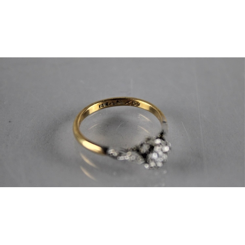 334 - An 18ct Platinum and Diamond Ring