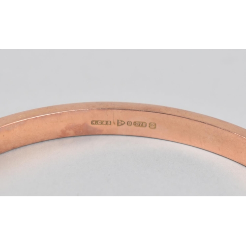 340 - A 9ct Gold Bangle, 10.1g