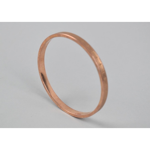 340 - A 9ct Gold Bangle, 10.1g