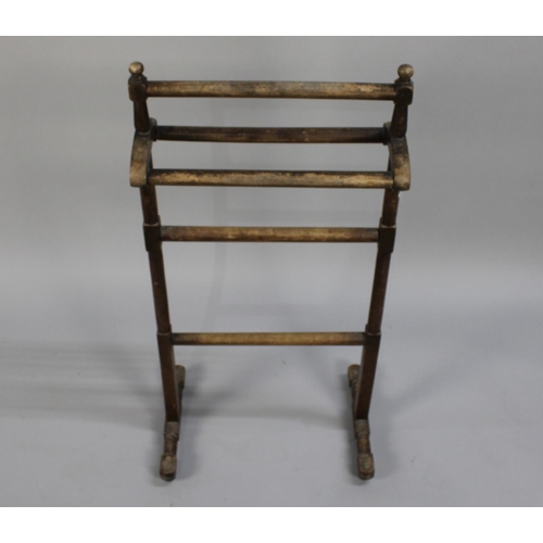 395 - An Edwardian Towel Rail, 45cm wide